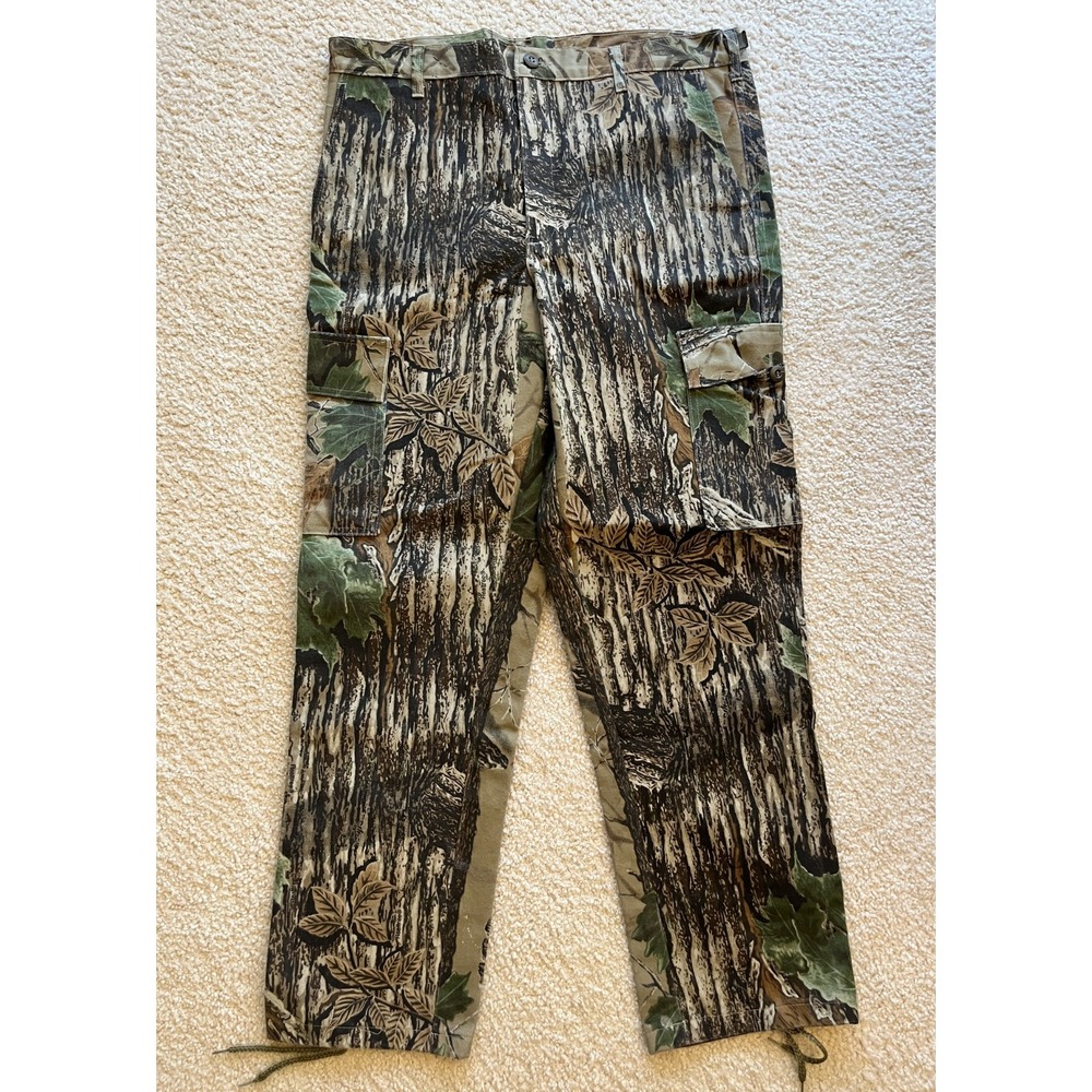 New Realtree Scent-Lok Camouflage Cargo Camo Hunting Pants Men L (40x33) USA